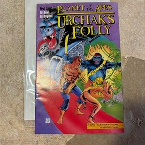 Vintage Jan 1991 Planet of the Apes Urchak’s Folly Issue one of 4